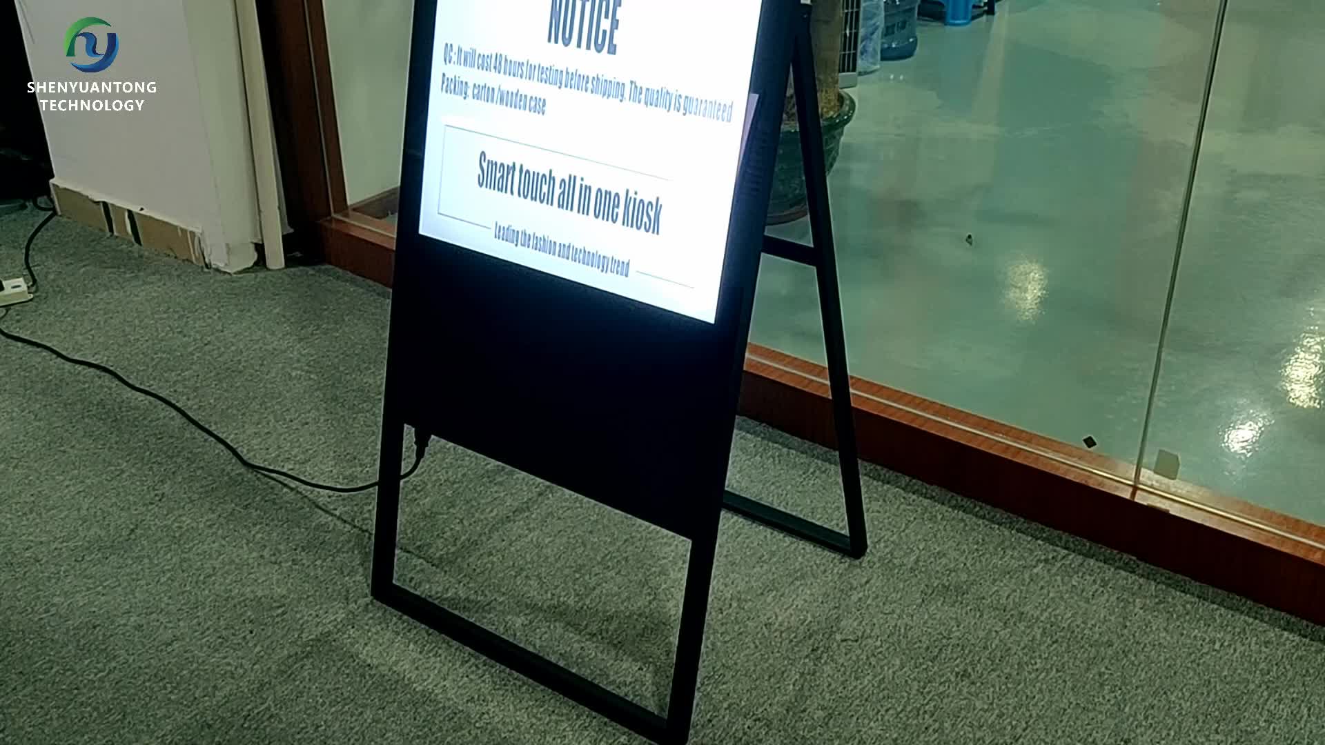 Portable Digital Signage Kiosk Full Hd 1080p Portable Digital Display