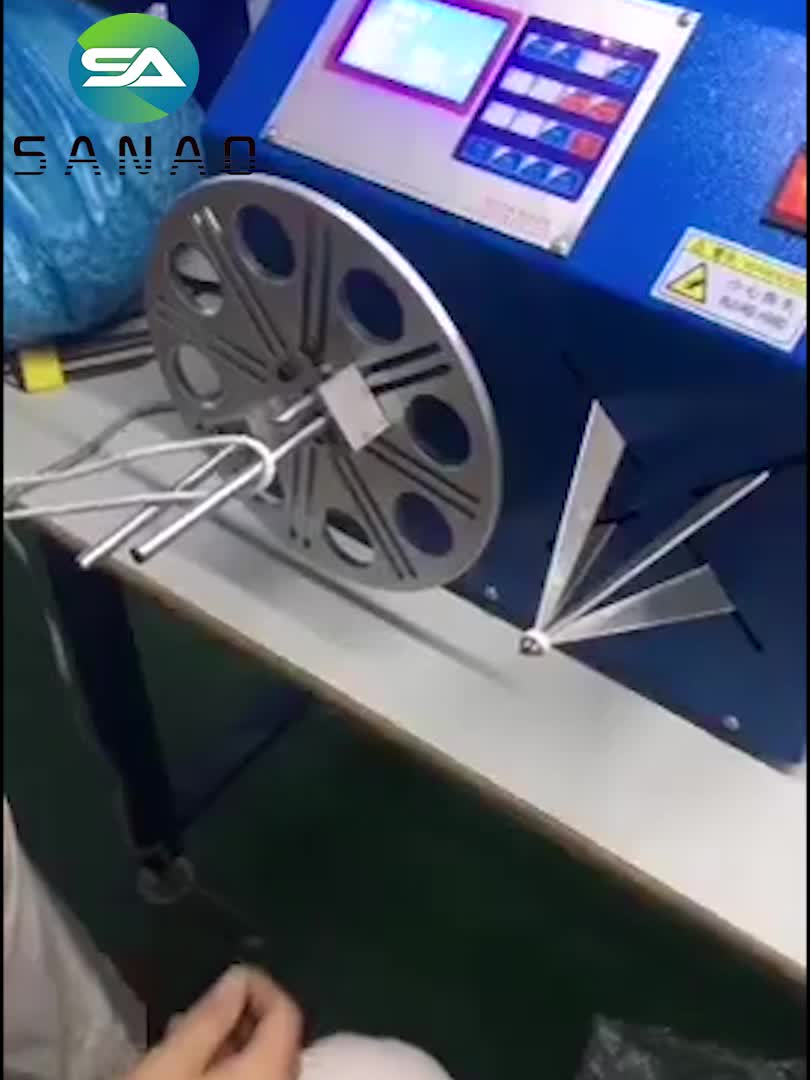 Hot Sale Cable Rubber Band Tying Machine Usb Tie Equipment Data Cable Bunding Machine For Wire