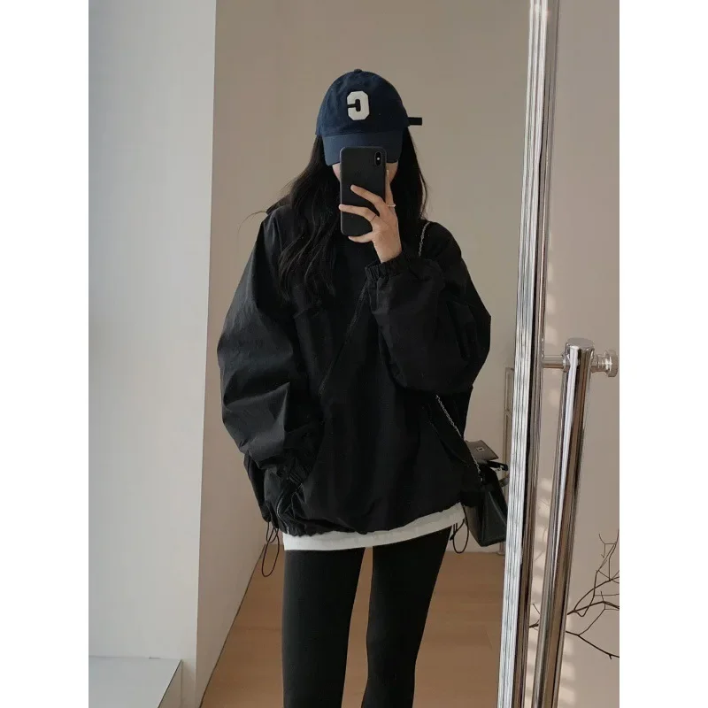 Осенняя куртка с капюшоном, весенний базовый костюм для отдыха, стиль Chanel, коллекция 2023 года, оверсайз
