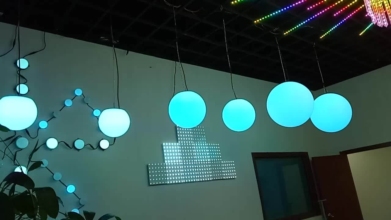 Christmas Outdoor Dmx Rgb Led Hanging Ball Disco Light Ball Buy
