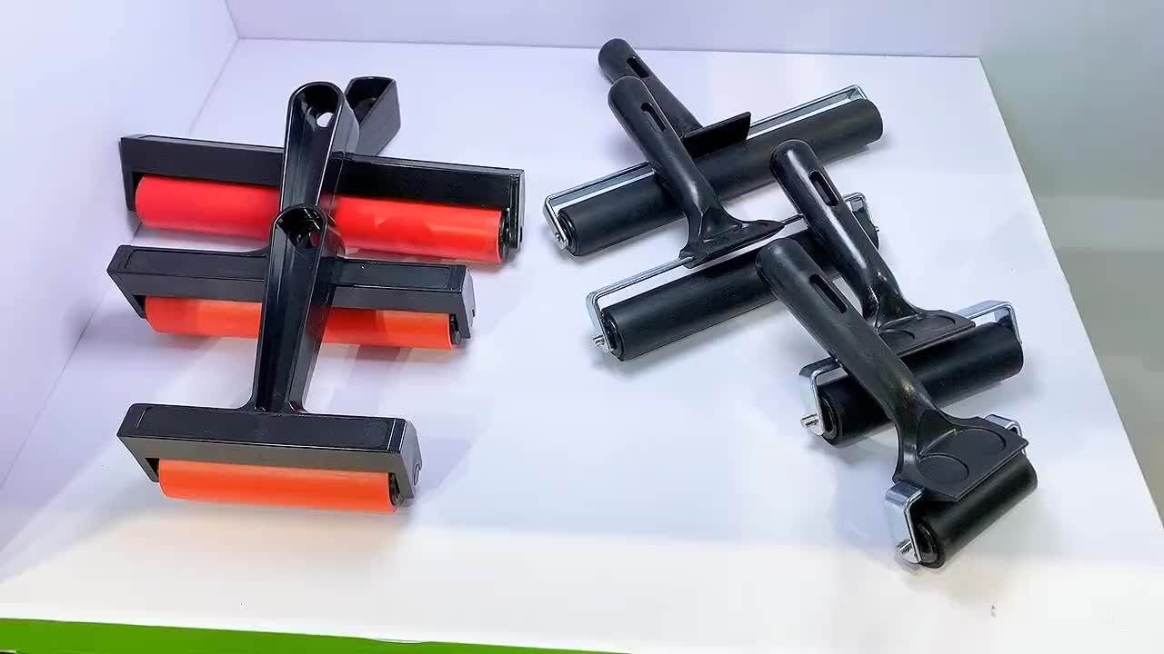 15 Cm 6 Inch Art Paint Hard Rubber Brayer Roller For Printmaking Craft