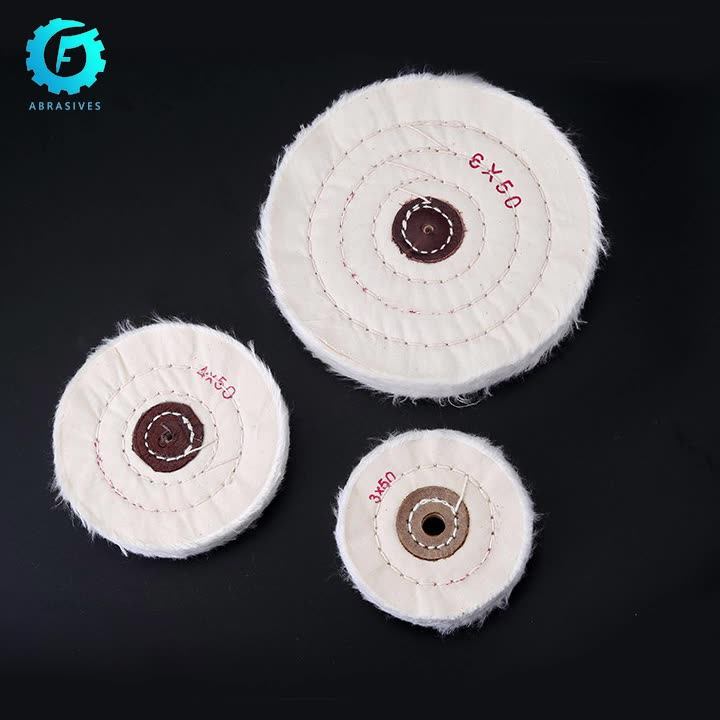 Abrasive Tool Cotton Polishing Grinding Buffing Wheel For Metal