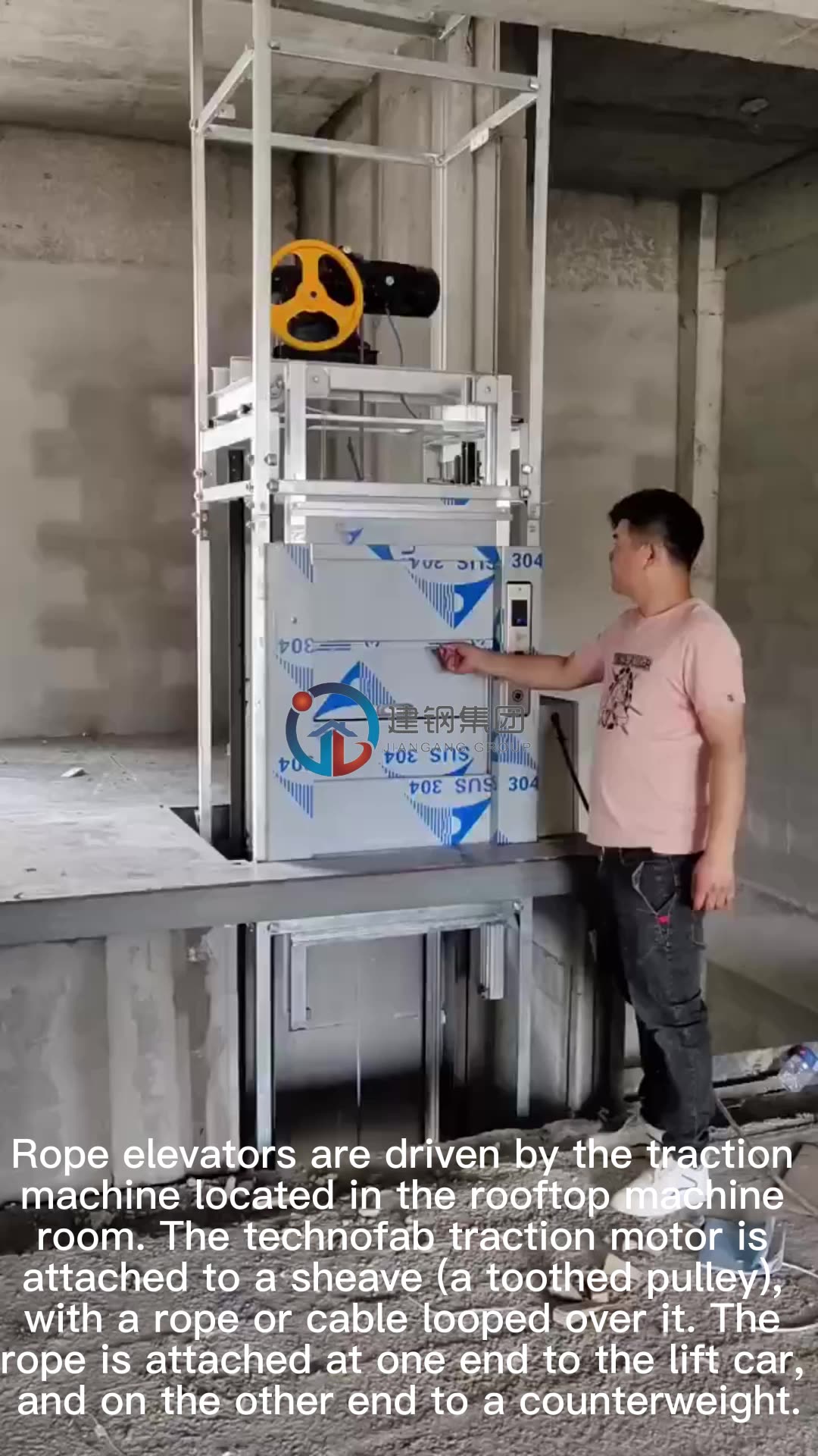 Small Dumbwaiter Elevator Motor Upper Traction Machine Buy Traction