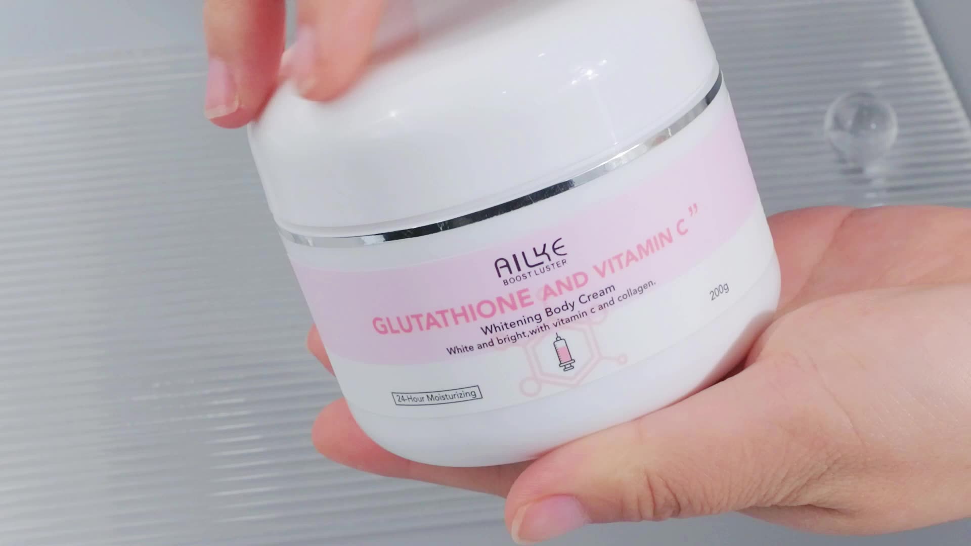 alike glutathione cream AILKE Boost Luster Facial Care Set Luxury Gold Face Cream, Cleanser, Serum & Moisturizers for Deep Hydration & Radiant Skin Neck Firming Renewal Private Label Lkiae Organic Vitamin
