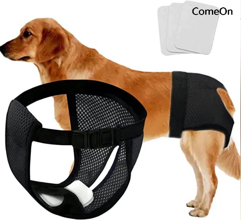 Breathable Reusable Female Pet Dog Diaper Washable Dog Sanitary Pads Pantie Small Medium Large