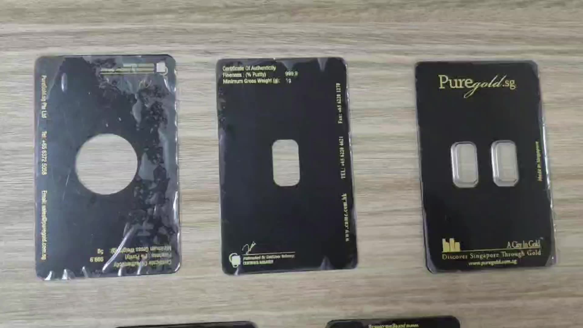 1oz Gold Bar In Certified Coin Slab 50g Henna Bullion Gold Bar In