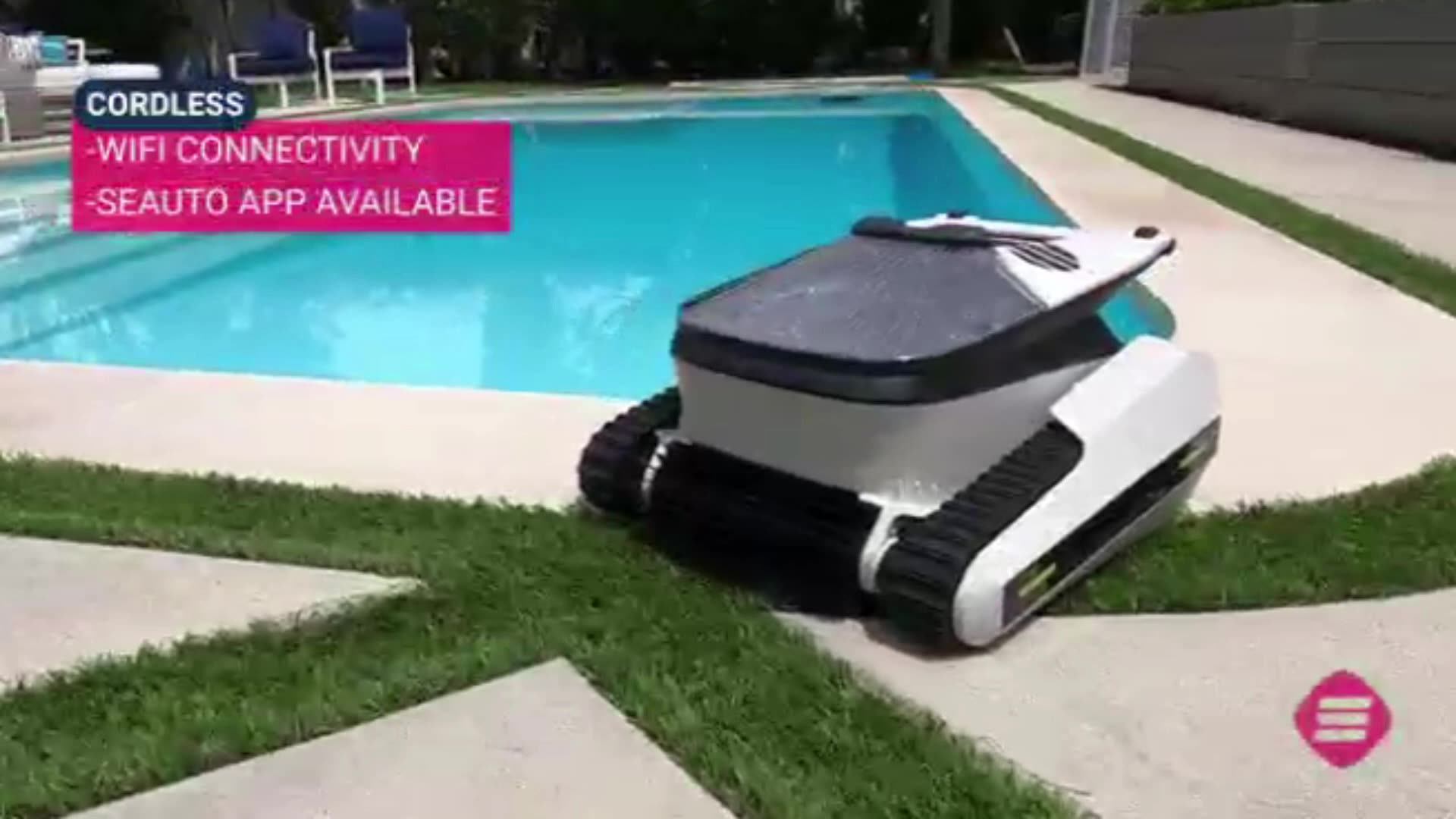 Automatic Pool Vacuum Cleaning Robot Intelligent Wireless Pool Robot