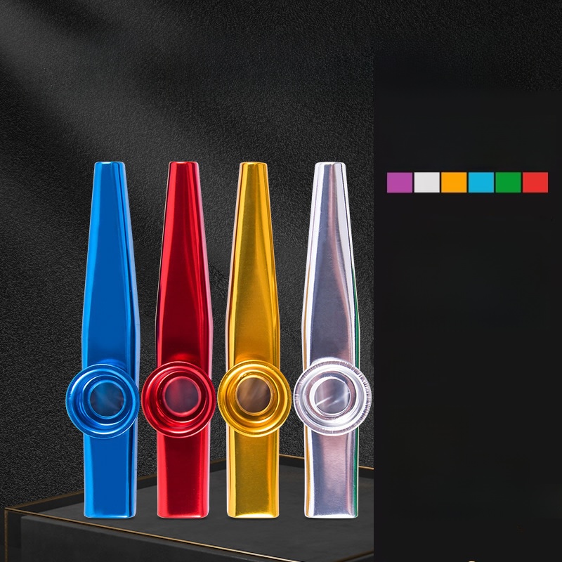 金属卡祖笛演奏级kazoo初学笛子专业卡组笛吉他伴奏乐器小萨克斯