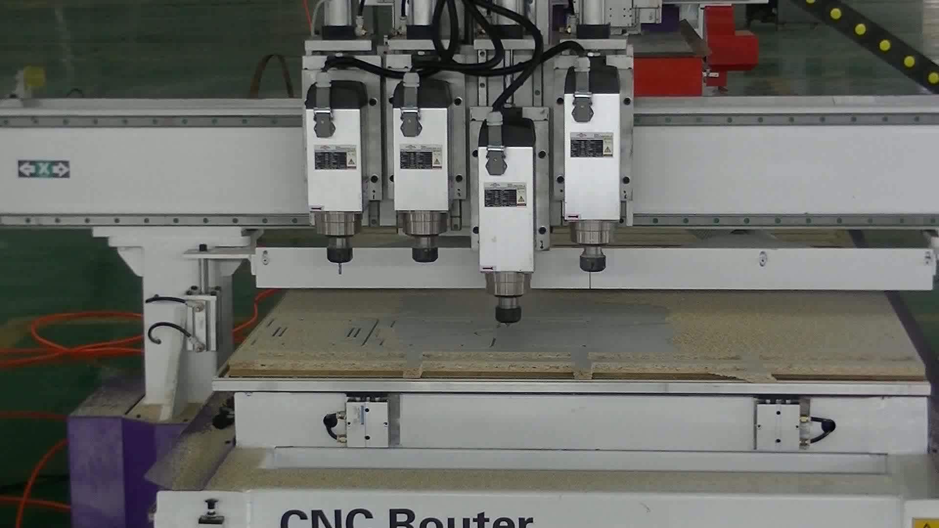 Latest 1325 Furniture Industry Used Cnc Wooden Door Making