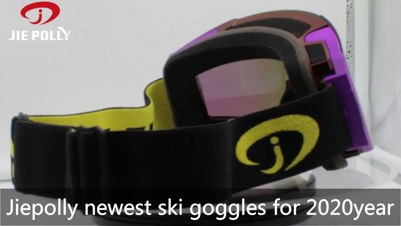 Jiepolly Patented Brand Sports Eyewear Uv400 Vintage Lens Ski