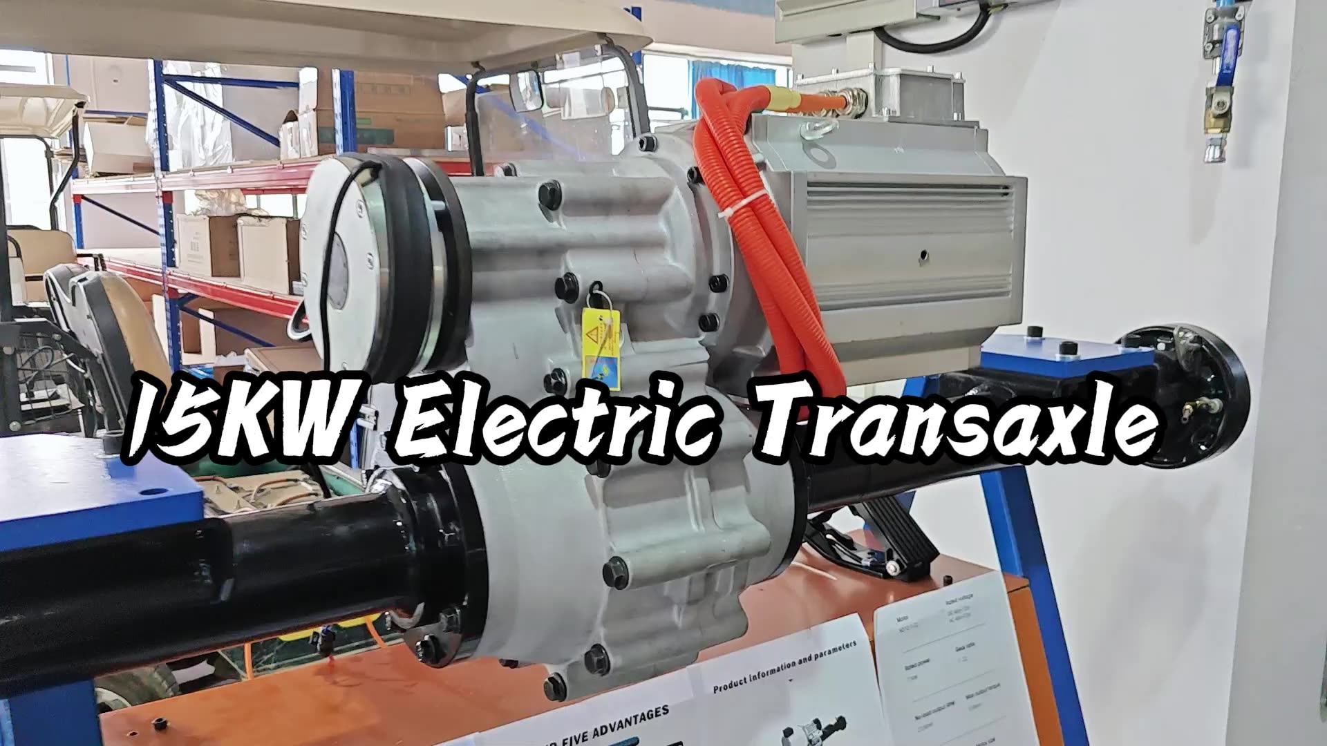 72v 11kw Dc Electric Golf Cart Rear Drive Axle With Differential Gearbox And Rear Axle Propeller