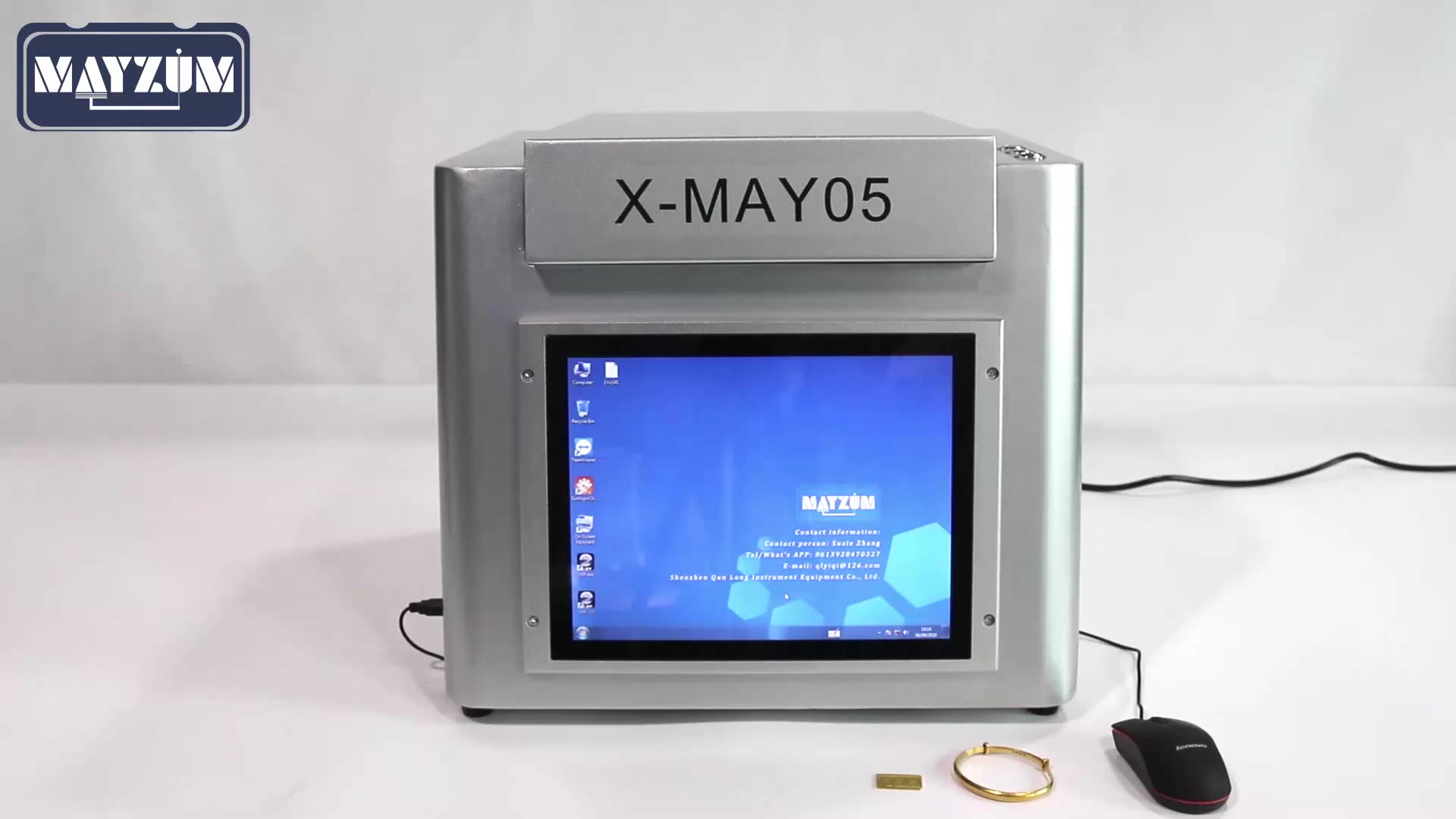 X Ray Xrf Spectrometer Analyzer Testing Machine For Jewelry Gold