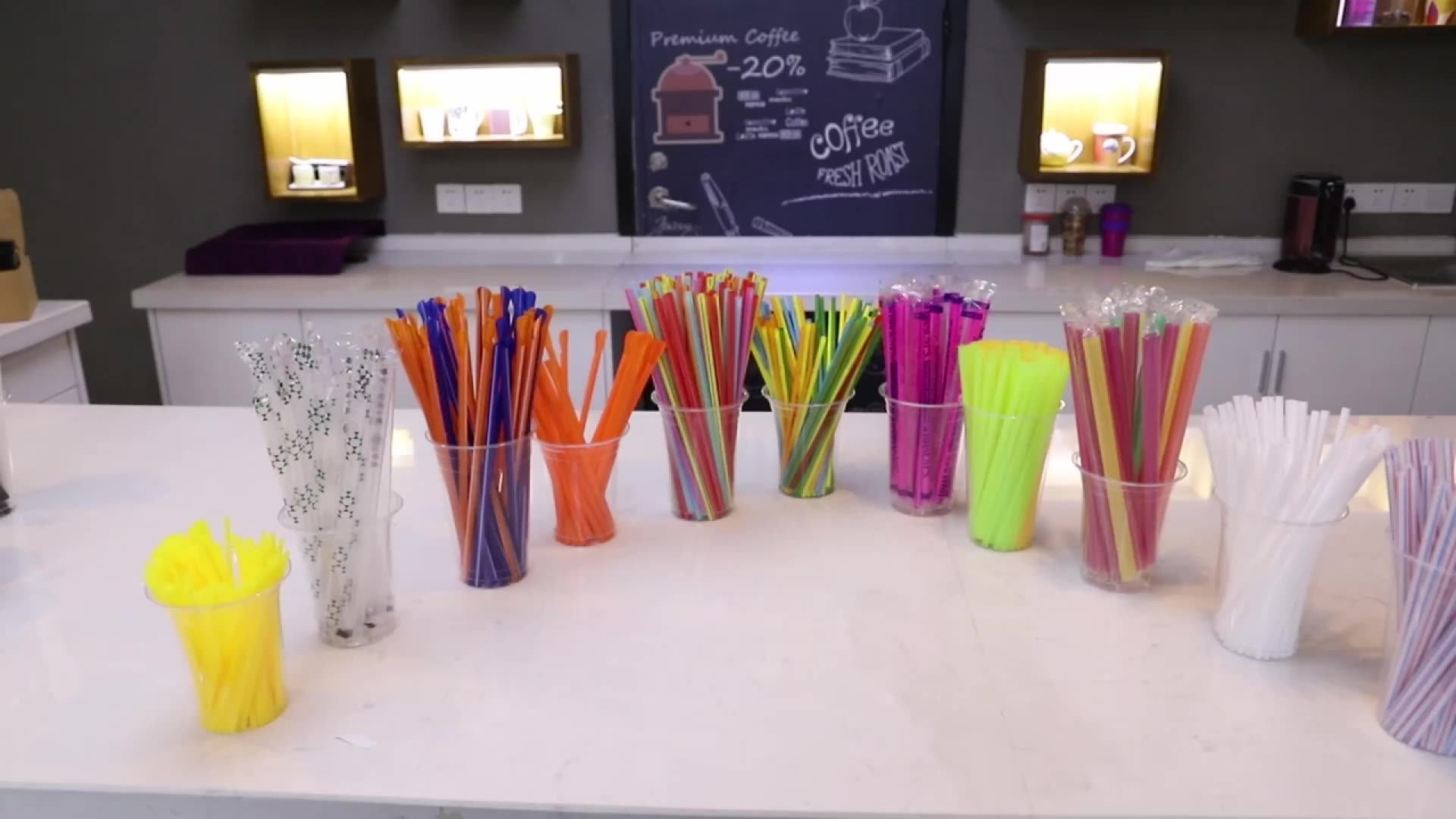 Eco Friendly Food Grade Paper Flex Drinking Straw U Shape Straw Paper ...