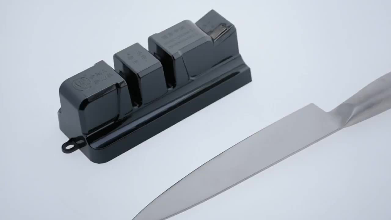 Best Tungsten Carbide Honing Steel Knife Sharpener With Black Matt