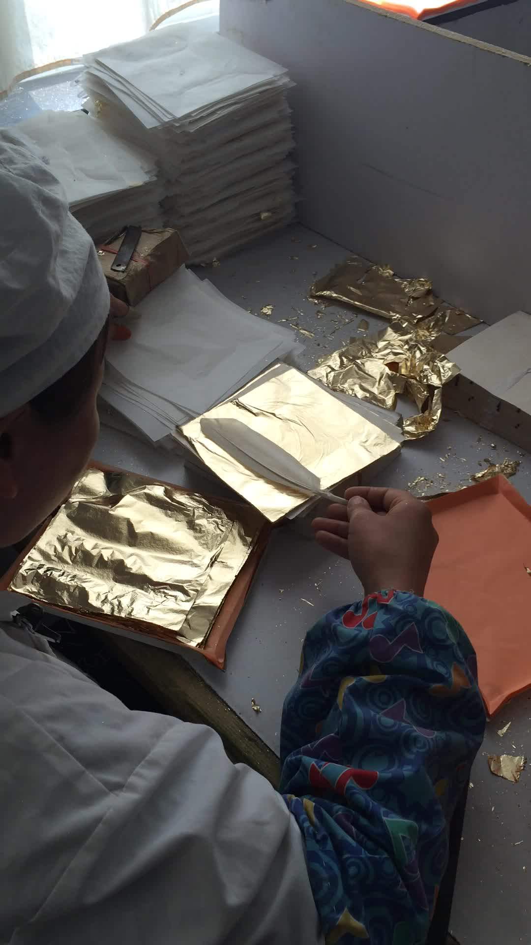 Since 1996 manufacturer pure gold leaf 4.33CM 23.75K,23K,,22K,18K,12K