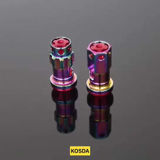 Racing Composite Spiral Wheel Lock Nut,Sixsided Hexagonal Wheels Steel