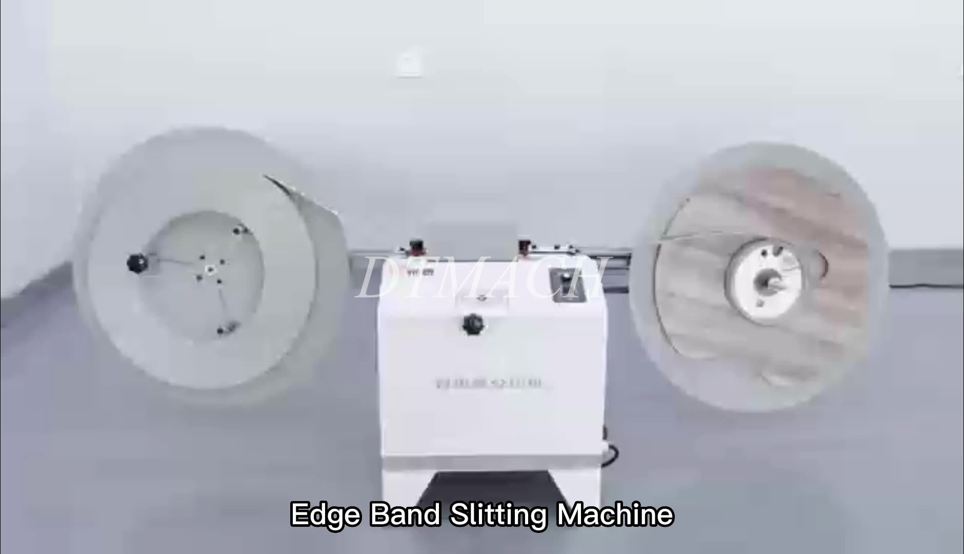 Dtmach Pvc Mdf Edge Banding Tape Slitting Machine Wood Small Pvc Edge Band Slitting Machine For