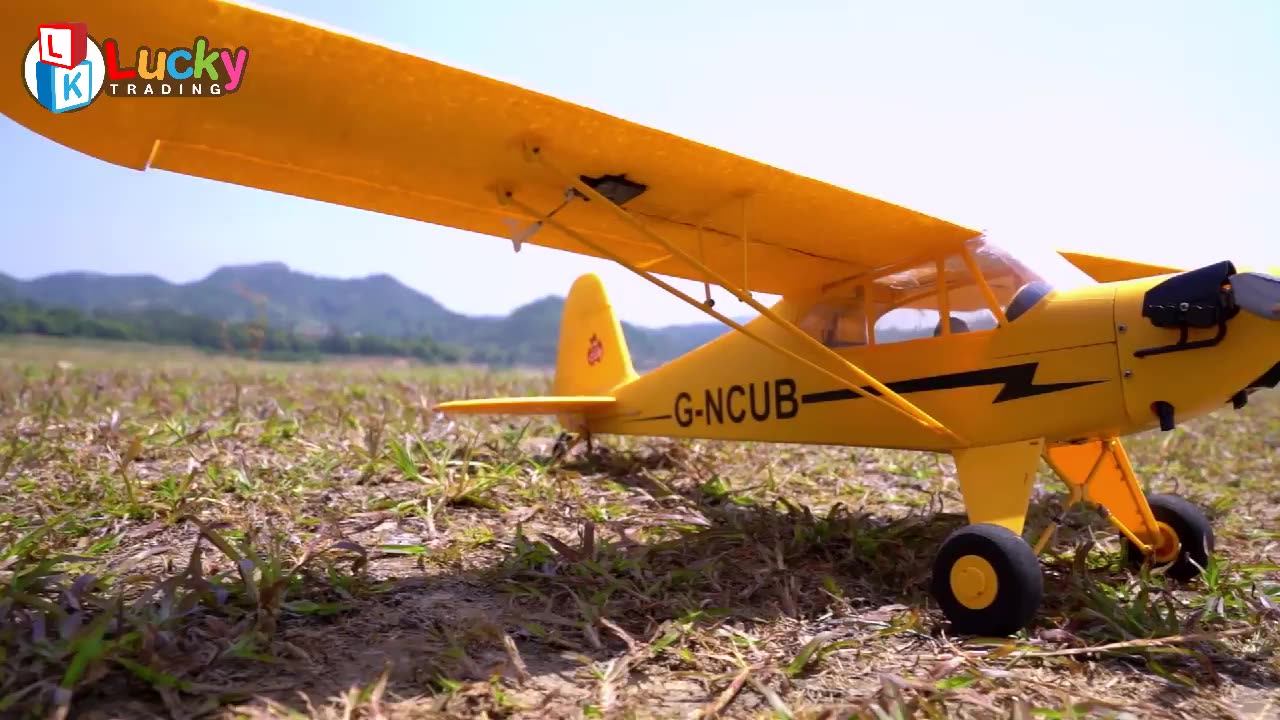 2.4g 항공기 글라이더 거품 비행기 라디오 제어 모델 브러시리스 모터 Rc 항공기 완구 Wltoys Xk A160 J3 종달새