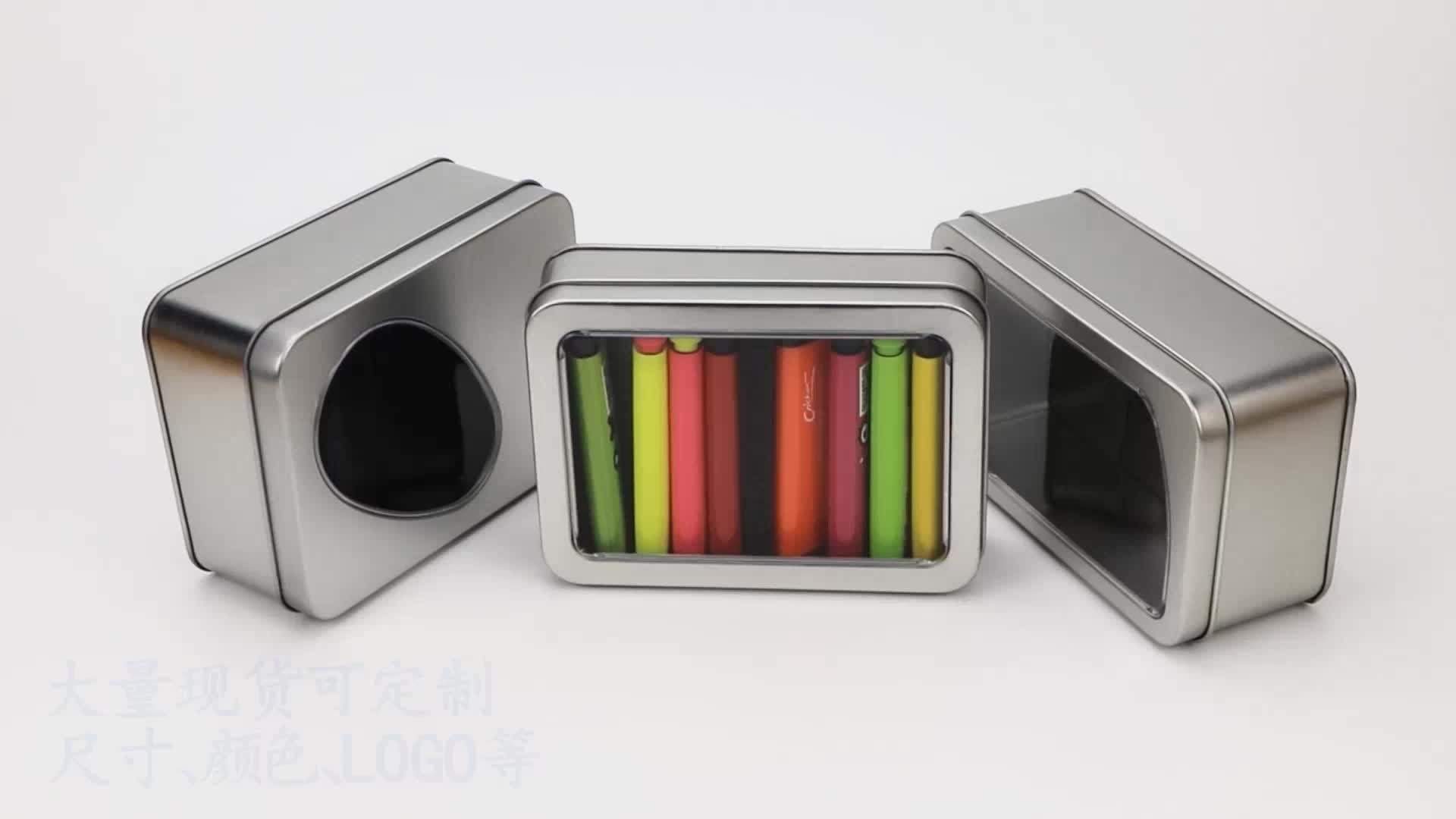 Wholesale Small Hinged Lid Tin Box For Chocolate - Buy Small Metal Hinged Lid Tin Box ...