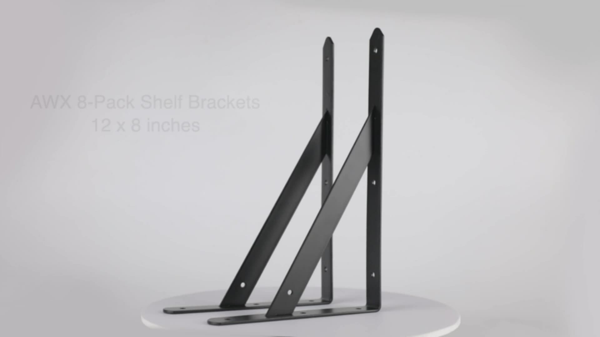 Folding Bracket Bench Triangle Adjustable Stainless Steel L Angle Wall Mounting Shelf Metal