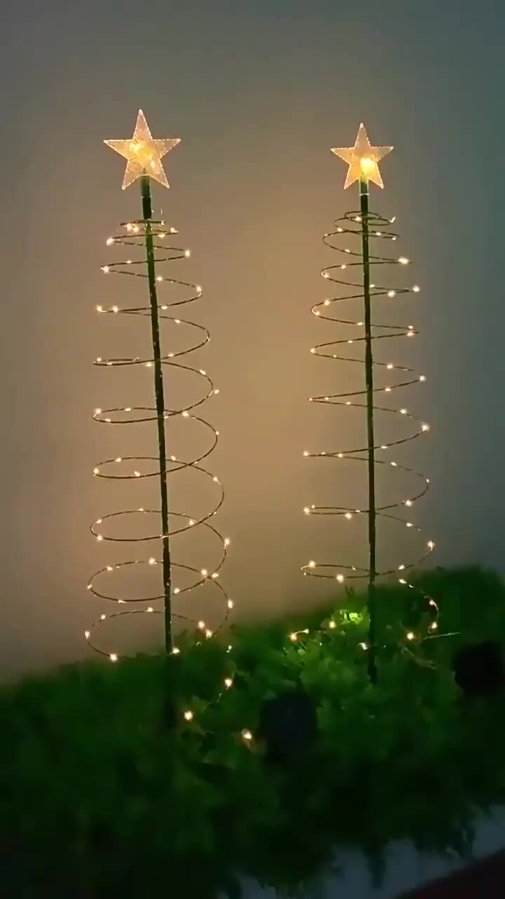 Smart Outdoor Christmas Gifts Tabletop Bonsai Tree Led Light Spiral Led  Christmas Tree Lights
