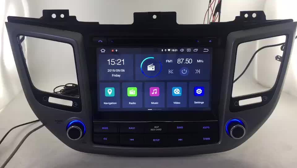 Ljhang 2 Din Touch Screen Android 12 2+32g Car Video Dvd Player For Hyundai Tucson Ix35 2012