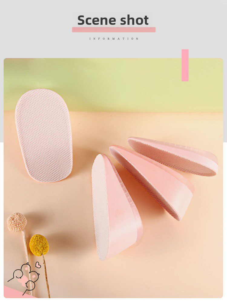 подкладка 硅胶隐形增高鞋垫女马丁靴隐型增高垫男半垫网红内增高神器不累脚 Three rice people