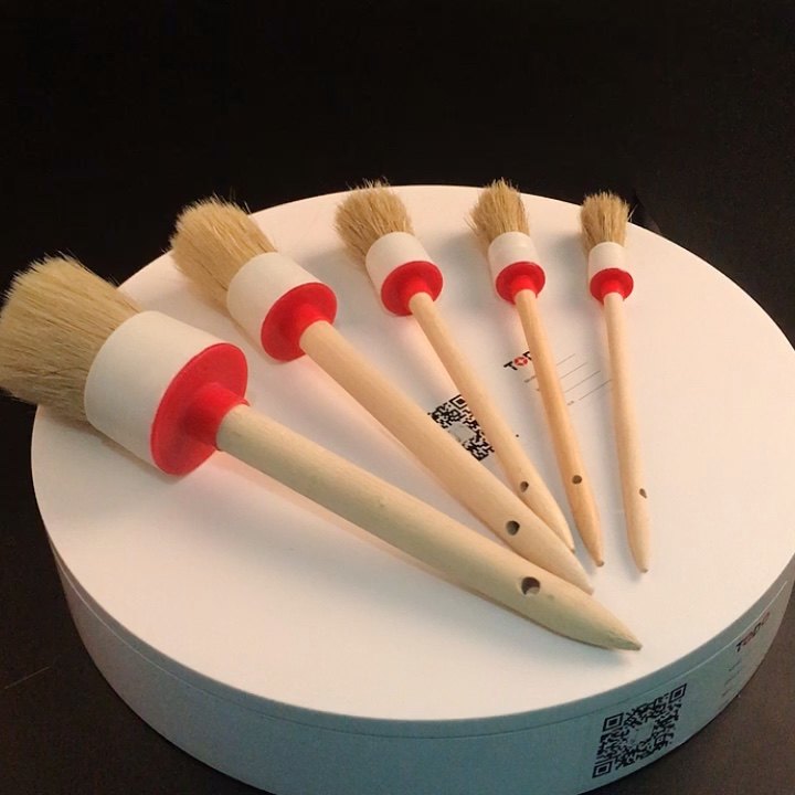 Todo Brush Round Wooden Handle Paint Brush With Plastic Ferrule Buy Round Paint Brush,Plastic