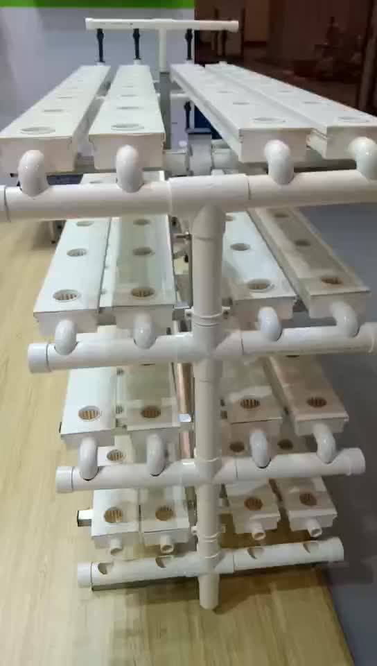 Vertical Nft Tray Hydroponic System Pvc Pipe For Leafy Greens Buy Nft