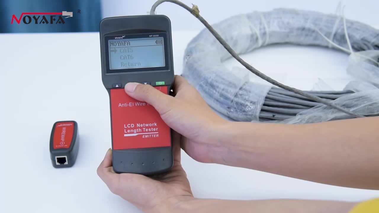NOYAFA RJ45 RJ11 cable length meter cable break point locator NF8200