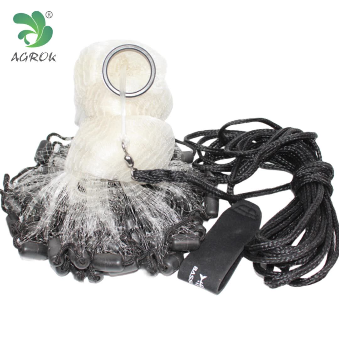 American Style Fishing Cast Net 1/2inch Mesh Size for Bait Shrimp