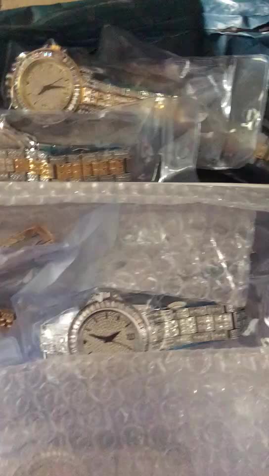 fossil watch iced out