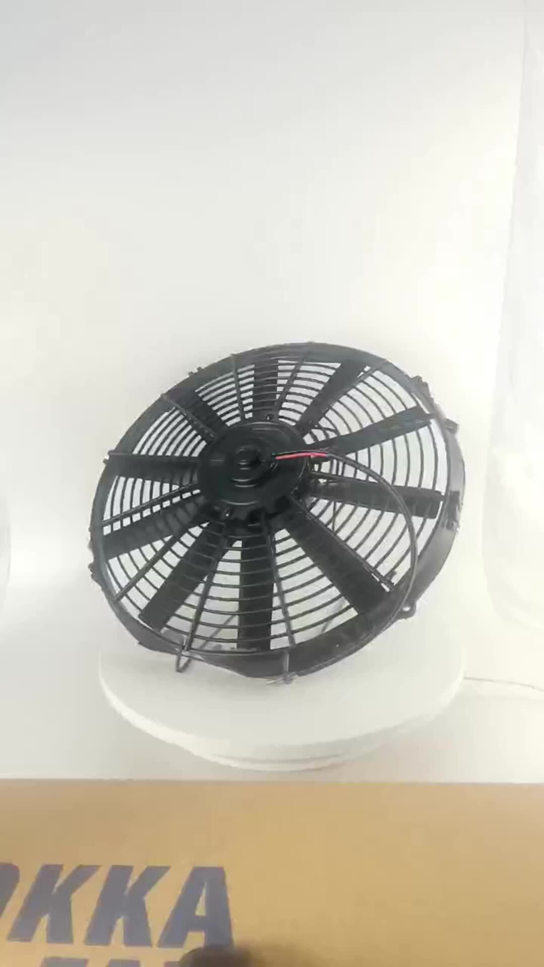 Pokka 12v 24v Cooling Fan Auto Air Conditioning Systems 14 Inch Cooling Fan Radiator Fan For Car