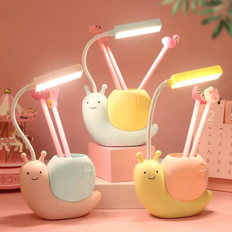 Cartoon LED creative table lamp, eyes protection, Birthday gift, wholesale