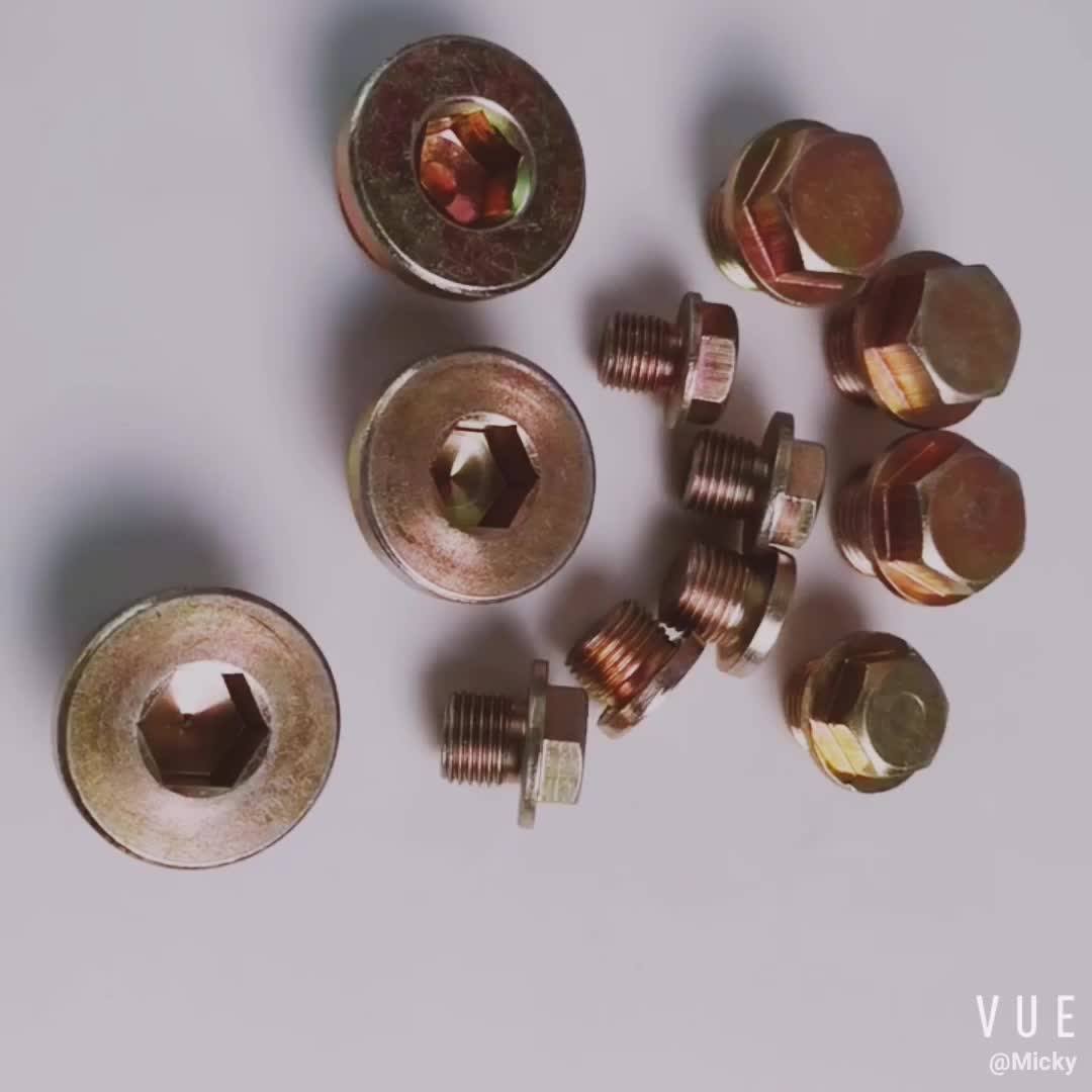 Oil Drain Plugs Yellow Galvanized M26x1.5 Made In China Buy Oil Plugs