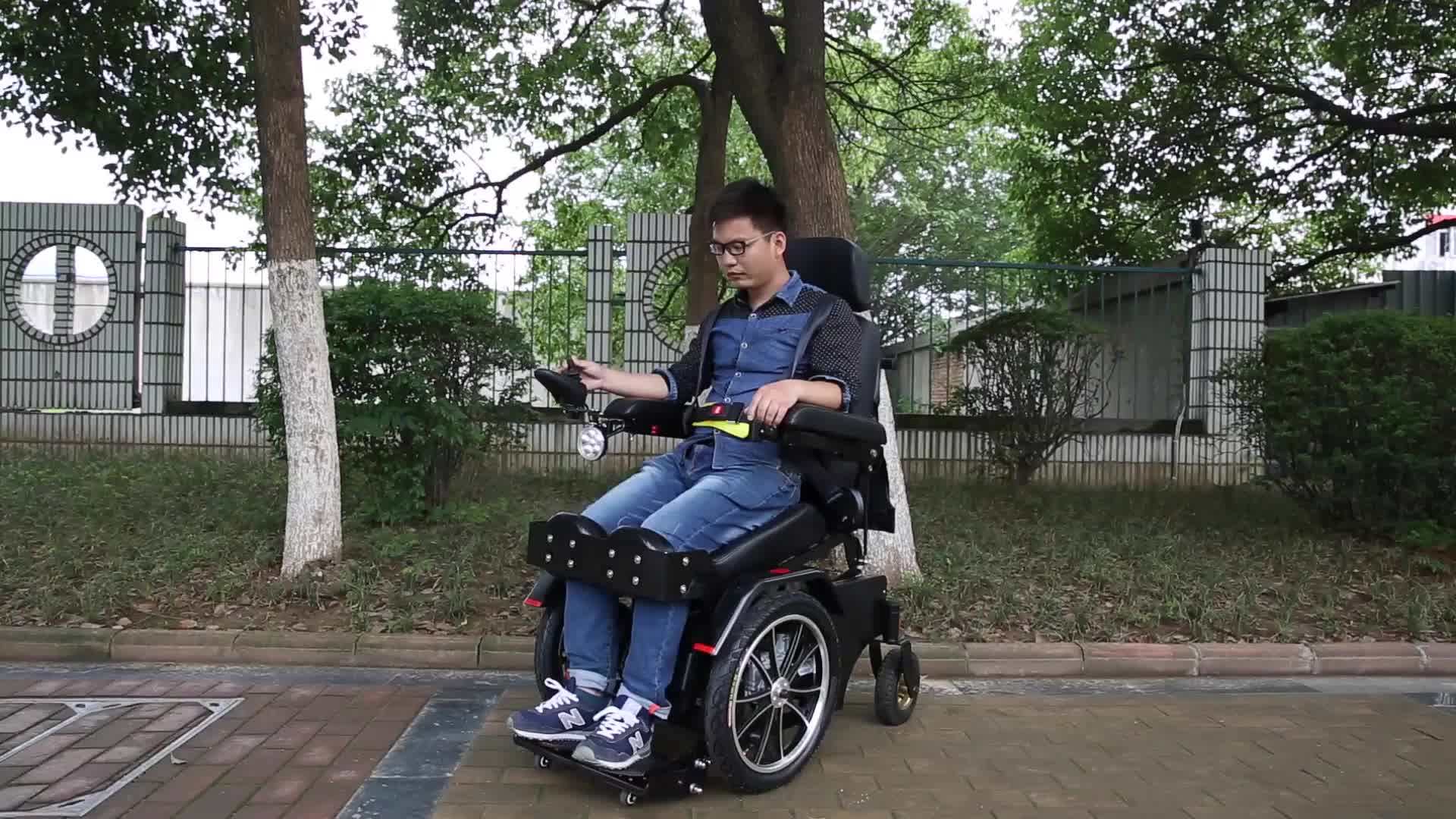 Best Selling Luxury Full Adjustable Electric Standing Wheelchair For