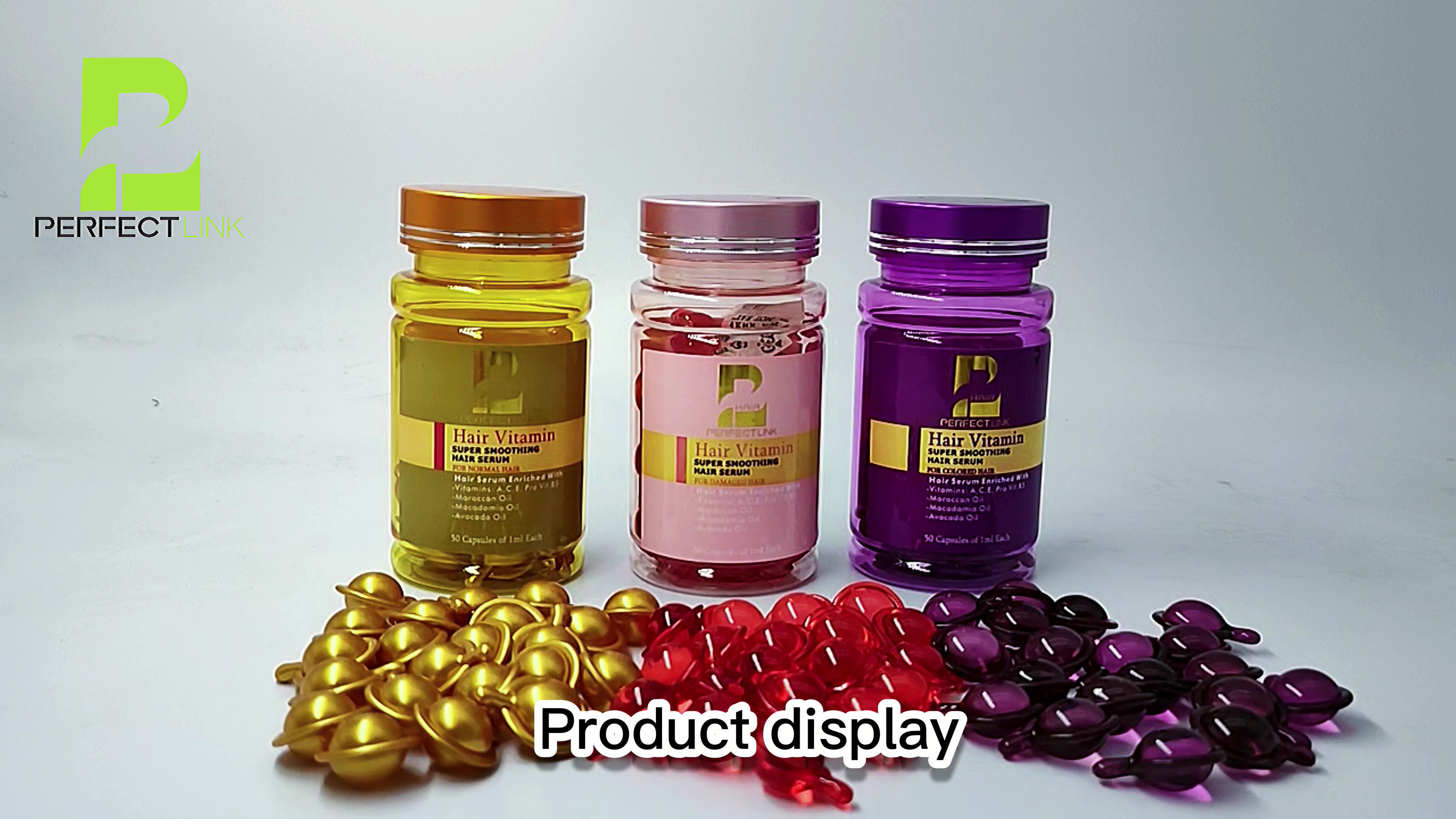 Hair treatment oil Hair vitamin E capsule OEM ODM Perfect link, View