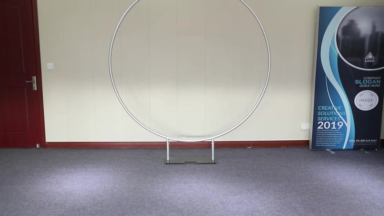 High Quality Hot Selling 6ft 7ft Custom Size Round Wedding Backdrop