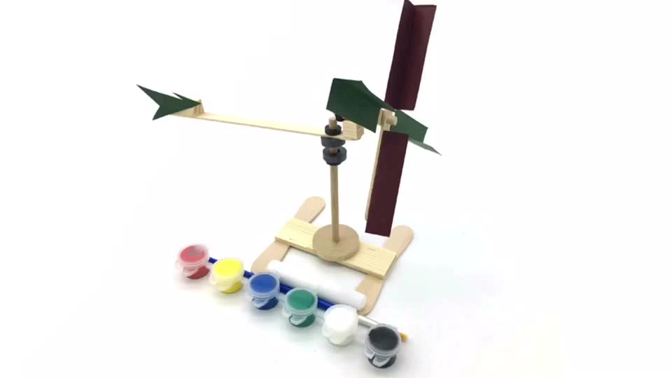 Windmaster Anemometer Science Expt Props Kids Children Student Learning Toys