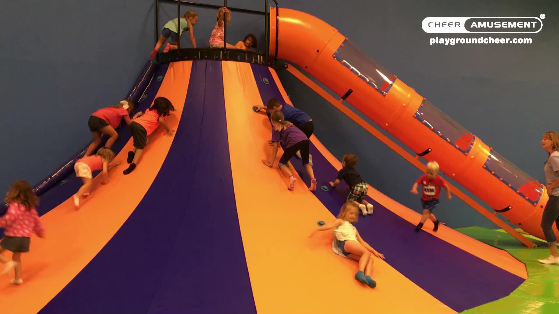 Kids Indoor Playground Climbing Equipment Volcano Slide Buy Volcano