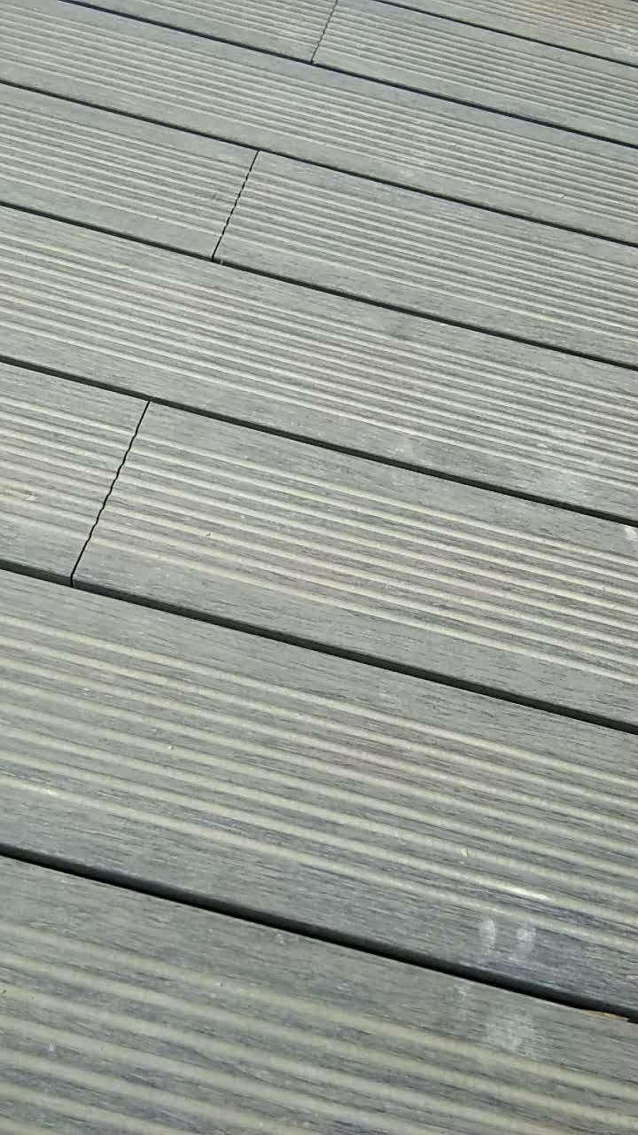 Carbonized Bamboo Flooring Balcony Waterproof Outdoor Floor Covering