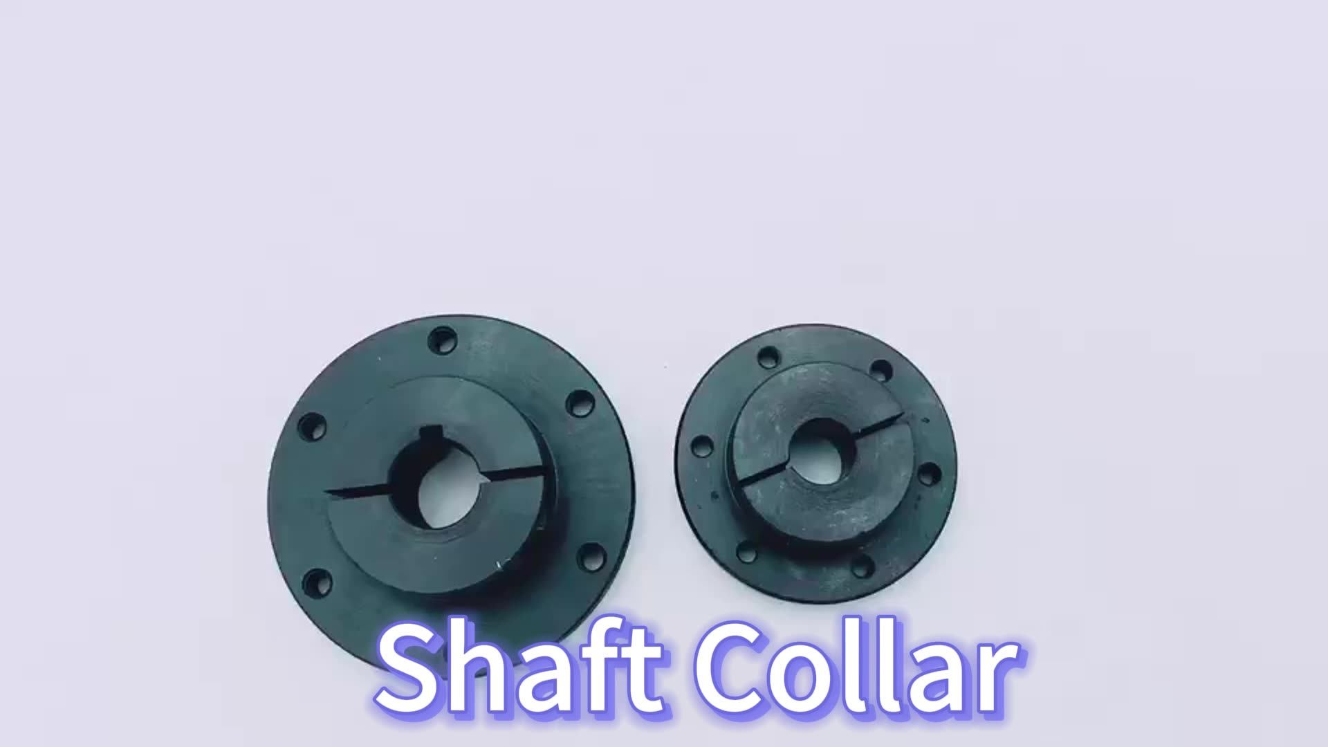 Black Coating Double Split Shaft Collars 1/4 Inch Bore Od 11/16" Black