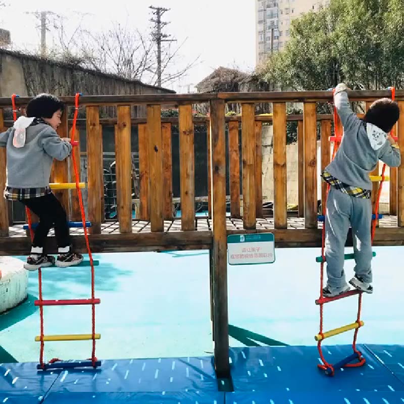 Trẻ Em Thang Leo Trong Nhà Hộ Gia Đình Dây Leo Thang Đồ Chơi Trong Nhà Tập Thể Dục Mẫu Giáo Thang Leo Gấp Ngoài Trời dây thoát hiểm chống cháy 