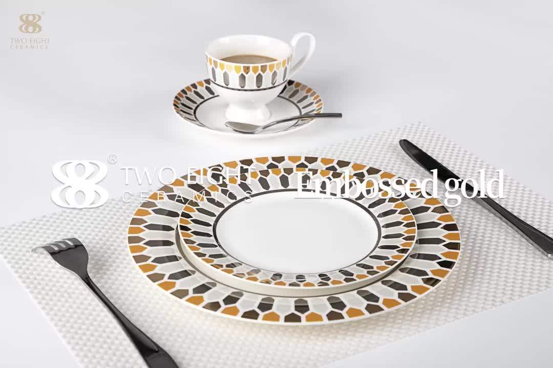 2019 New Design Factory Low Price Royal Albert Dinner Set,China White
