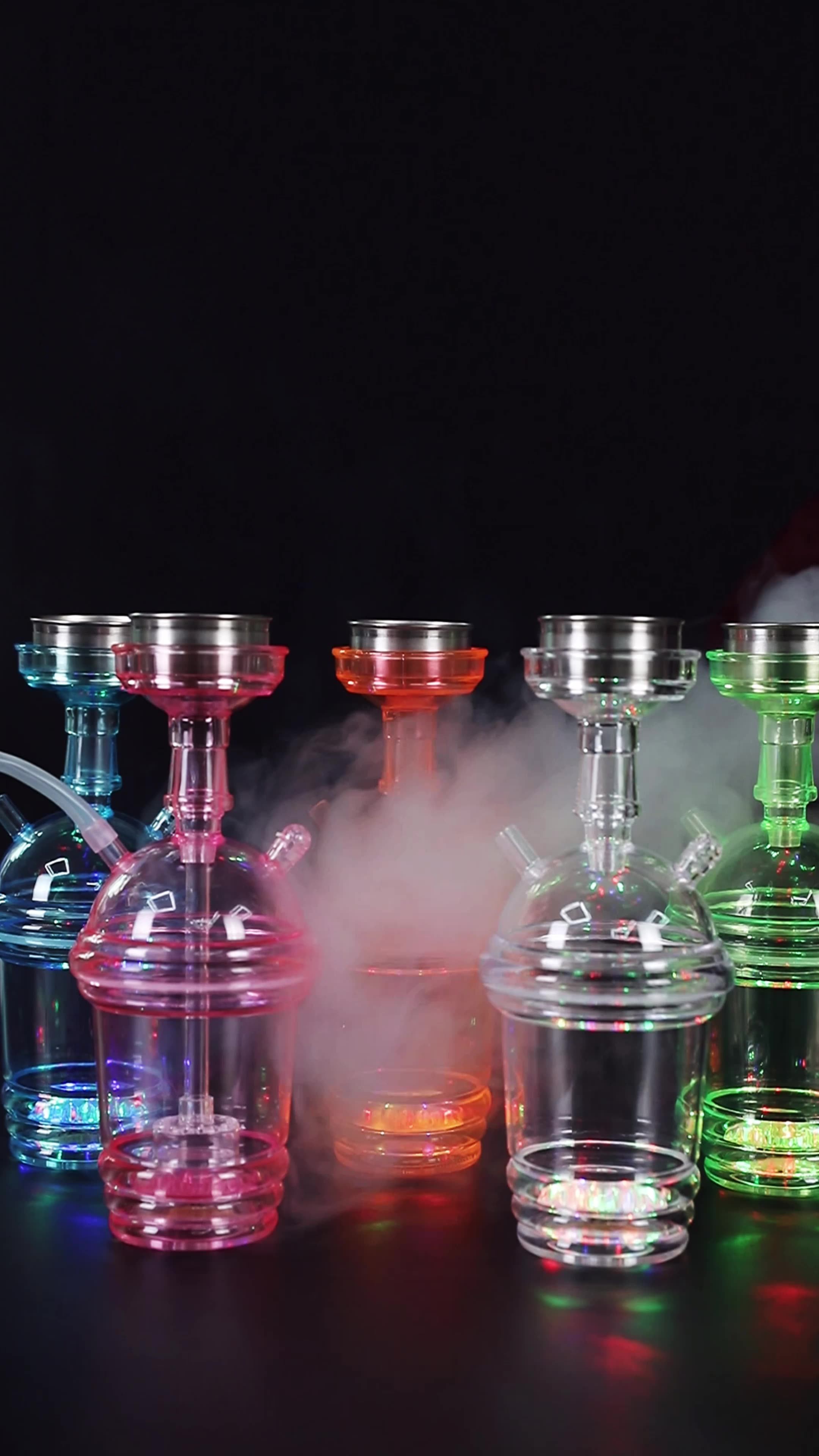 2023 Multicolor Portable Car Hookah Cup Shisha Nargile Sheesha Portable