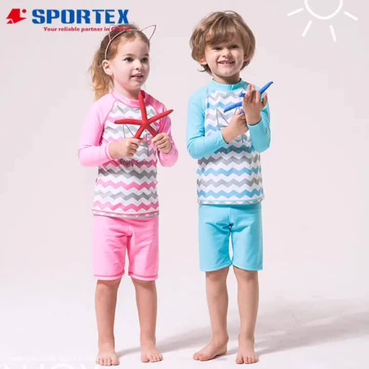 Upf 50+ Custom Uv Protection Kids Swimwear Child Swimwear Child