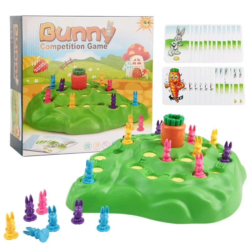 Rabbit Off-Race Toy Rabbit Trap Intelligent Toy Challenge Exciting Obstacle Race-Trap Defense Lo Game