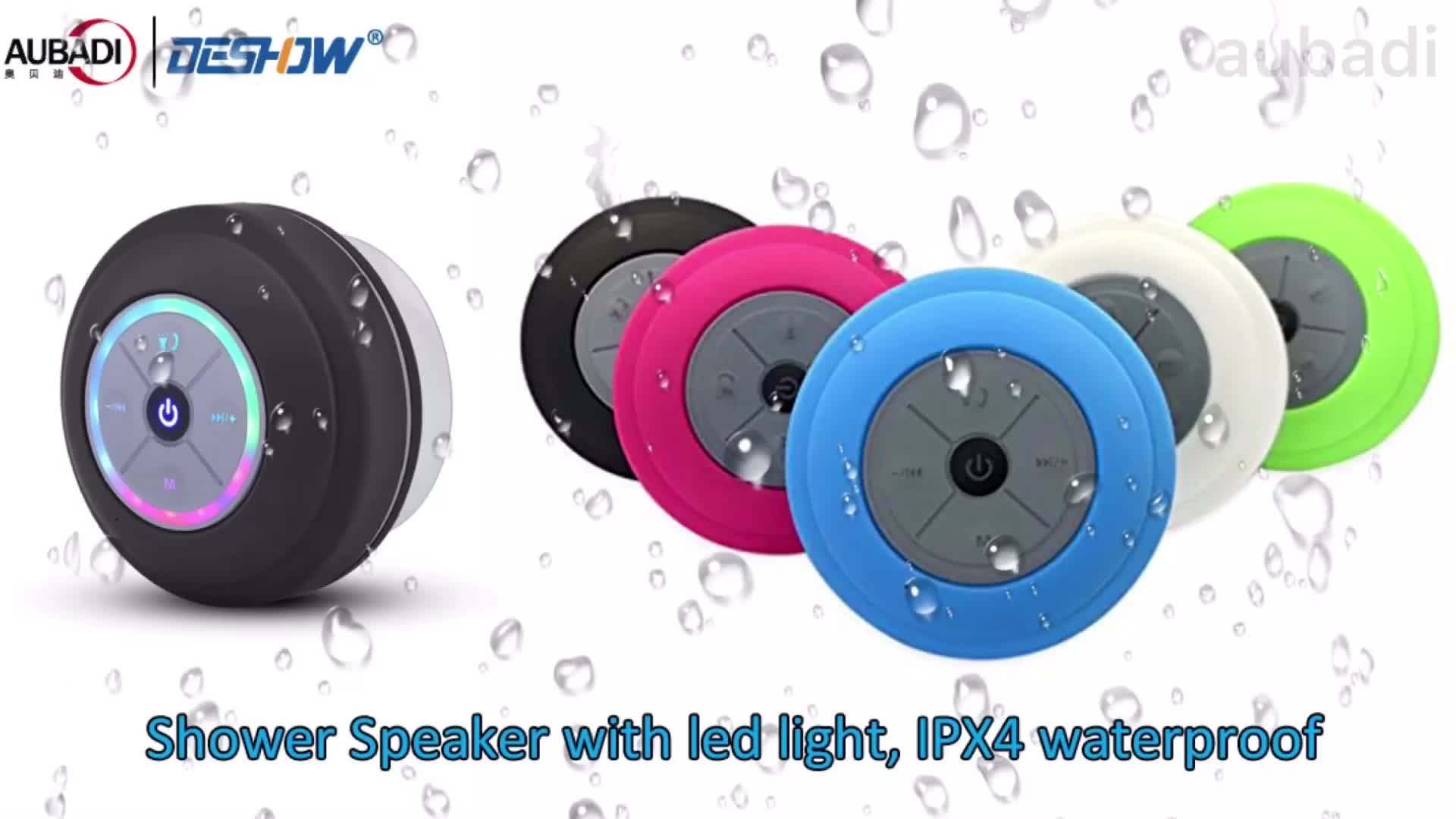 led shower speaker