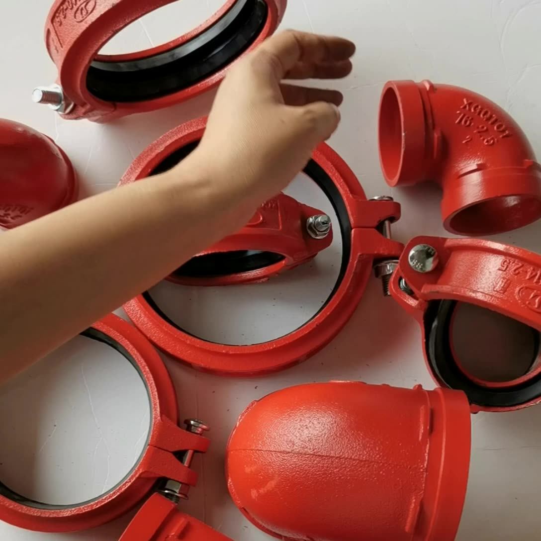 Ductile Iron Grooved Pipe Fitting With Certificates Ductile Iron Tee