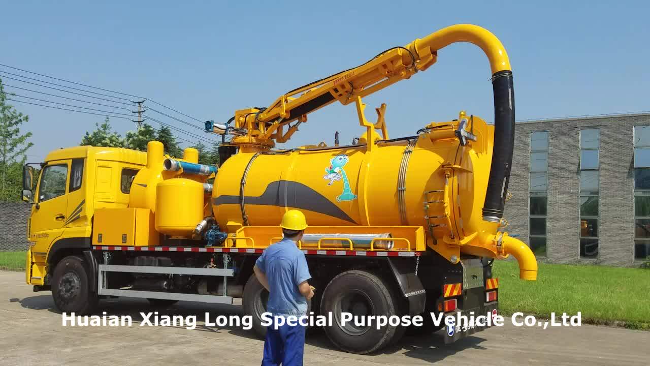 10,000l Sewage Truck For Sucking Waste Sewage With Vacuum Pump Buy